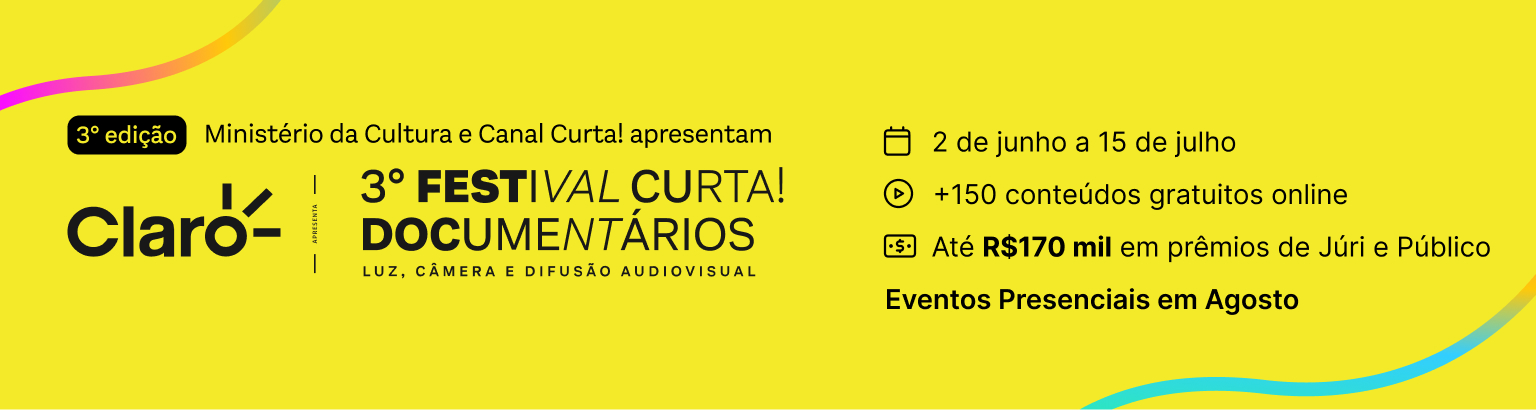 Banner Festival Curta! Documentários