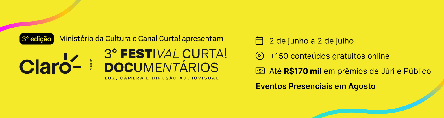 Banner Festival Curta! Documentários